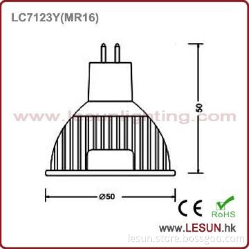 High light efficiency MR16 12V 4W led spotlight for cabinet LC7123Y
